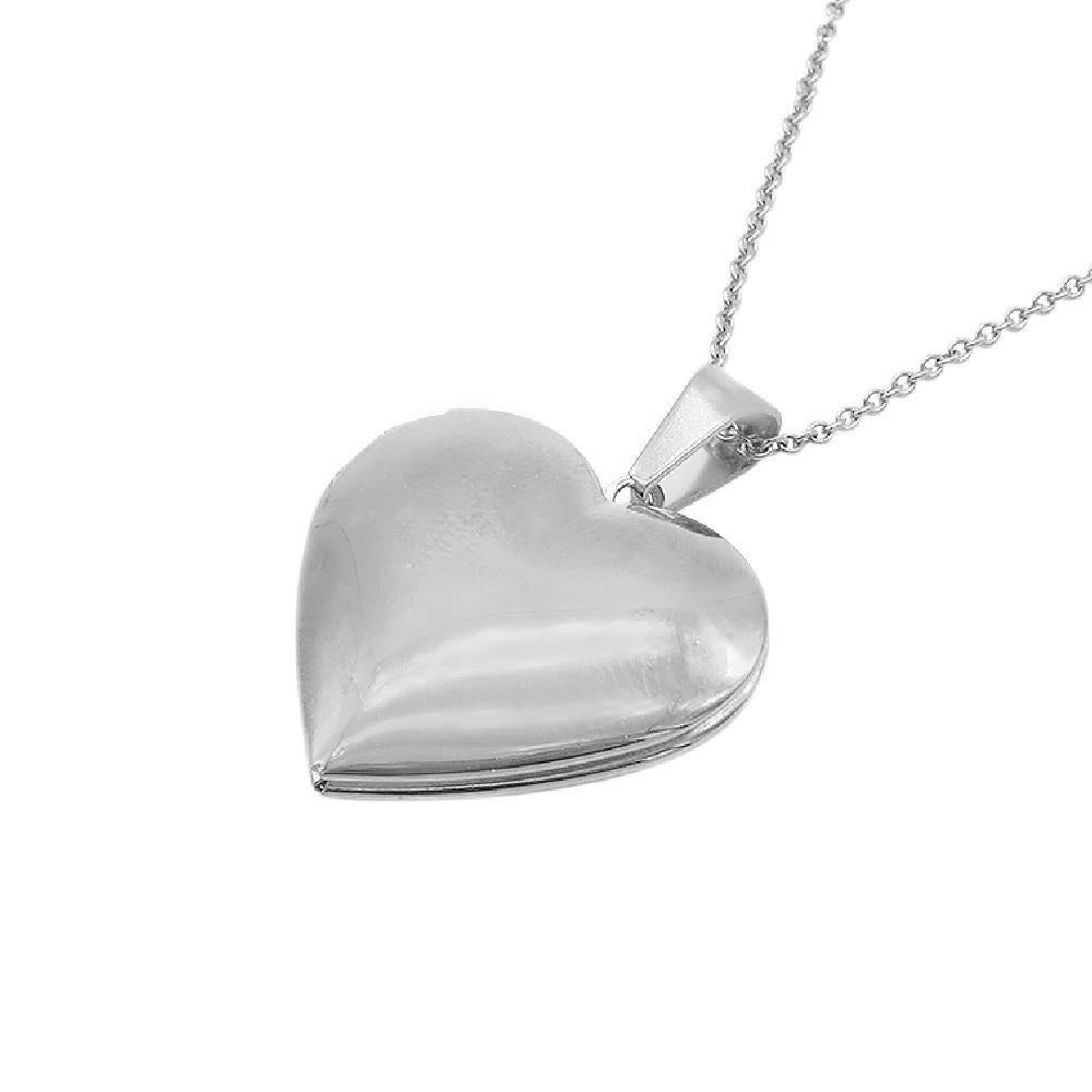 Heart Locket Stainless Steel Hypoallergenic Necklace Philippines | Silverworks